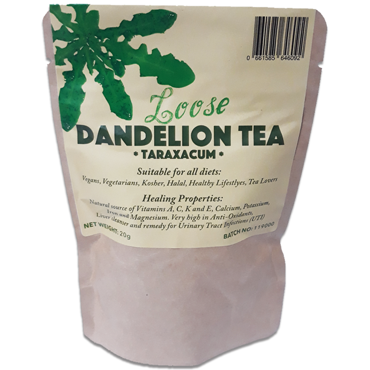 Loose Dandelion Tea (15g) Ghana's Fresh